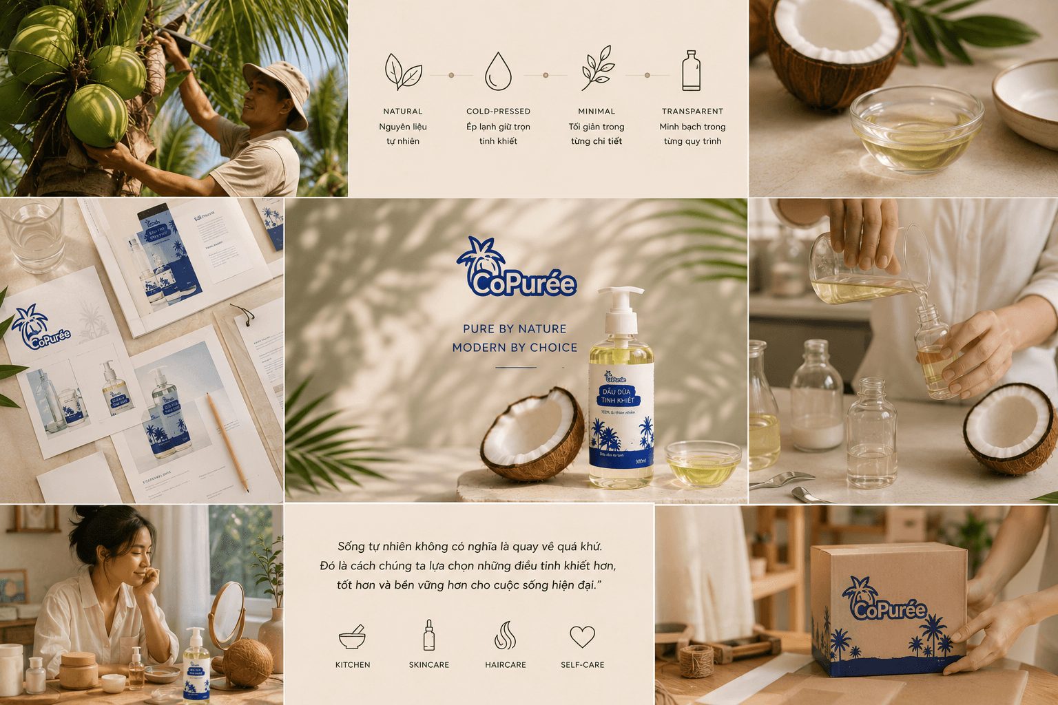 Hoạt động thương hiệu CoPuree tại điểm bán